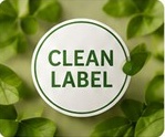 Clean label badge on leaves